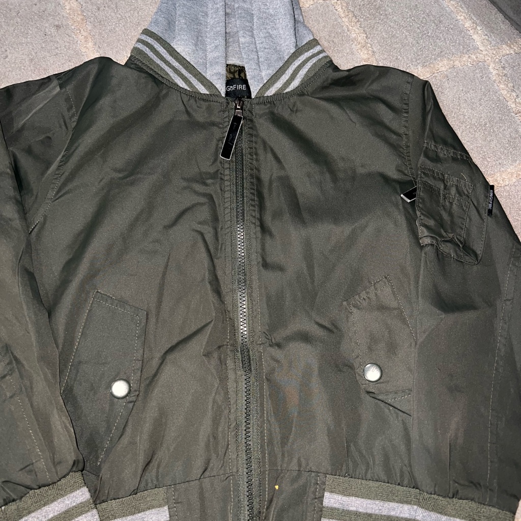 Nylon Bomber Jacket